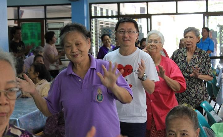 WICE Freight holds Share and Care Society at Baan Bang Khae Retirement Home